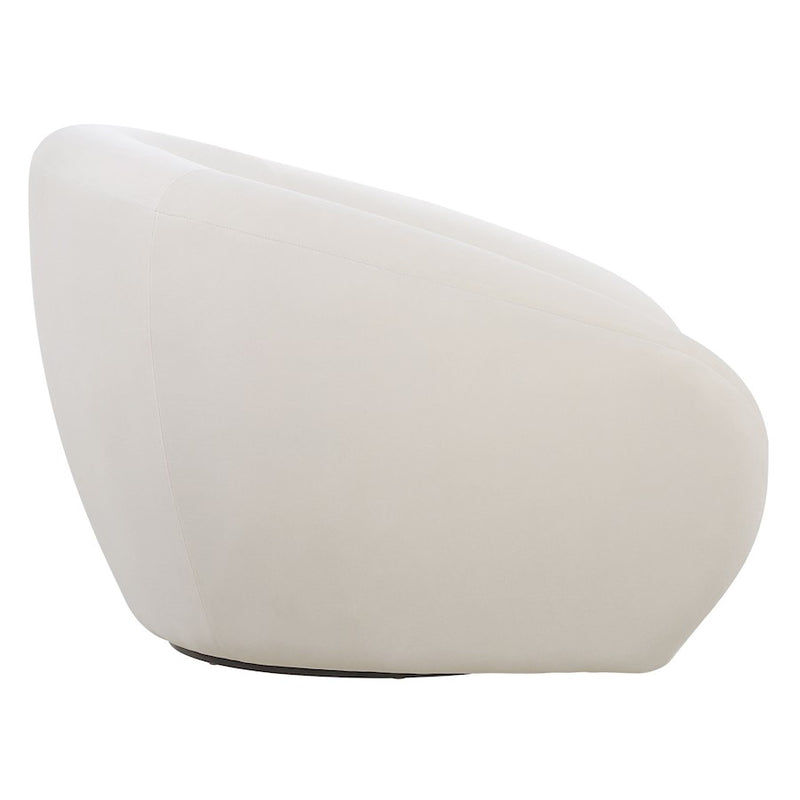 Uttermost DeSoto Cream Swivel Chair