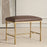 Uttermost Reform Gold Small Bench