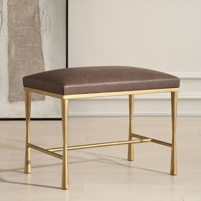 Uttermost Reform Gold Small Bench