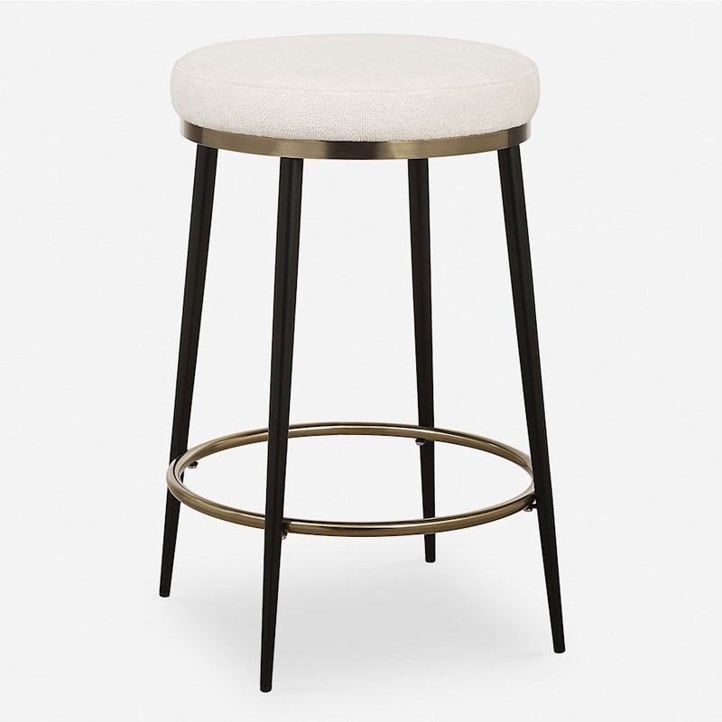 Uttermost Ensemble Cream Counter Stool - 23897