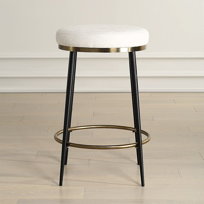 Uttermost Ensemble Cream Counter Stool