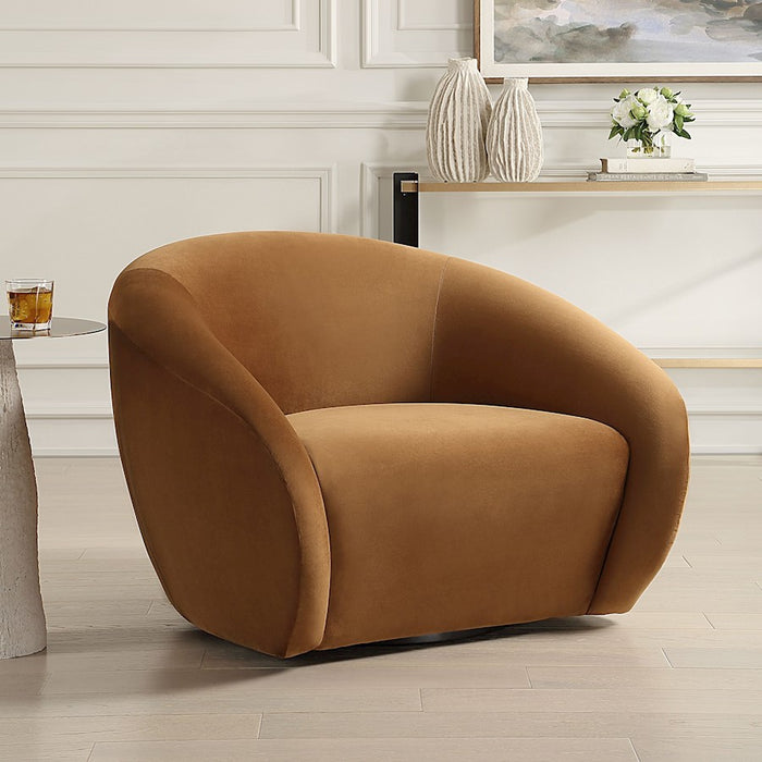 Uttermost DeSoto Hazlenut Swivel Chair