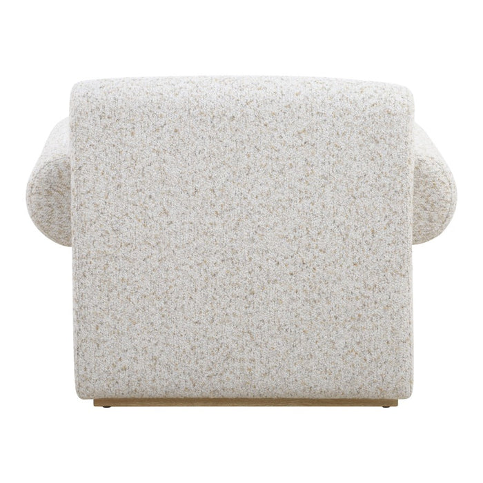 Uttermost Juncture Upholstered Accent Chair,Solid Oak