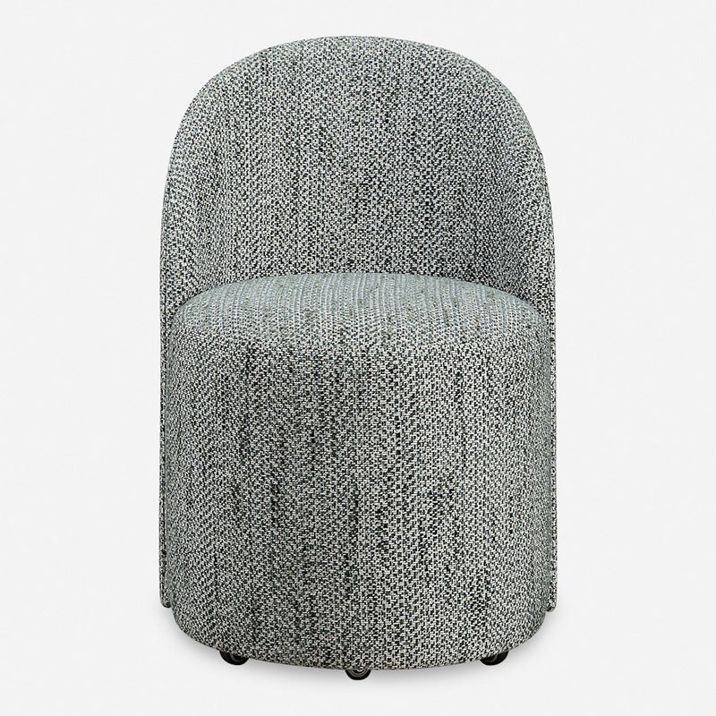 Uttermost Roll With It Teal Dining Chair, White - 23902