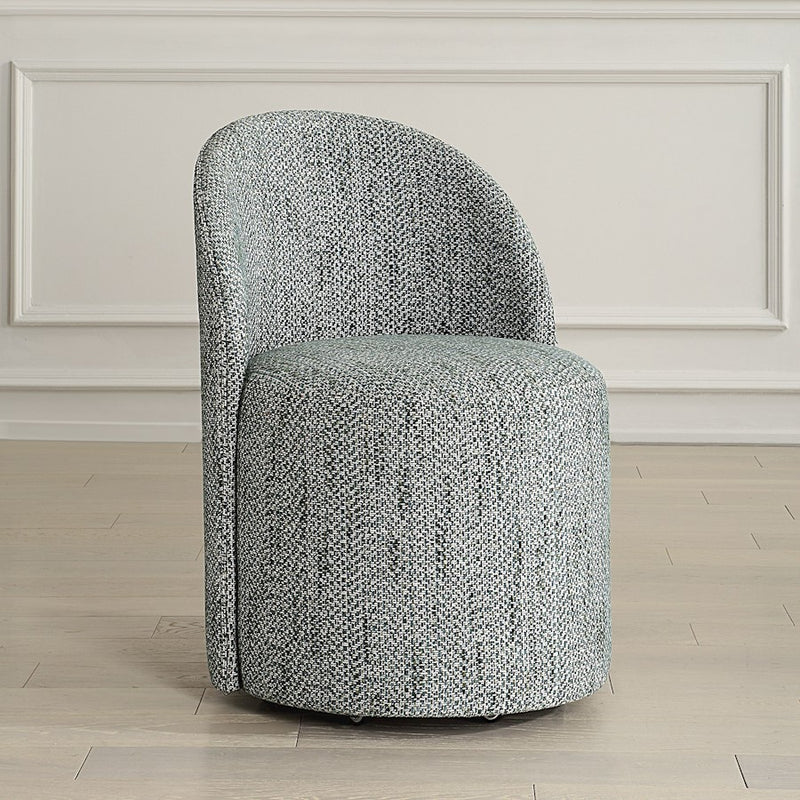 Uttermost Roll With It Teal Dining Chair, White