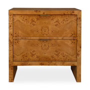 Uttermost Indus 2 Drawer Burl Chest - 24381