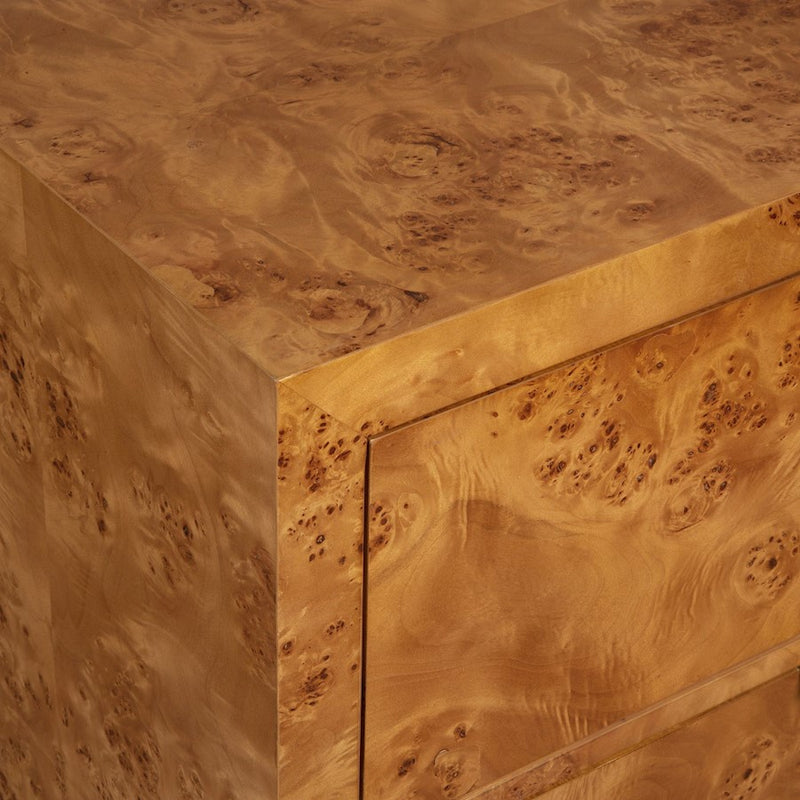 Uttermost Indus 2 Drawer Burl Chest