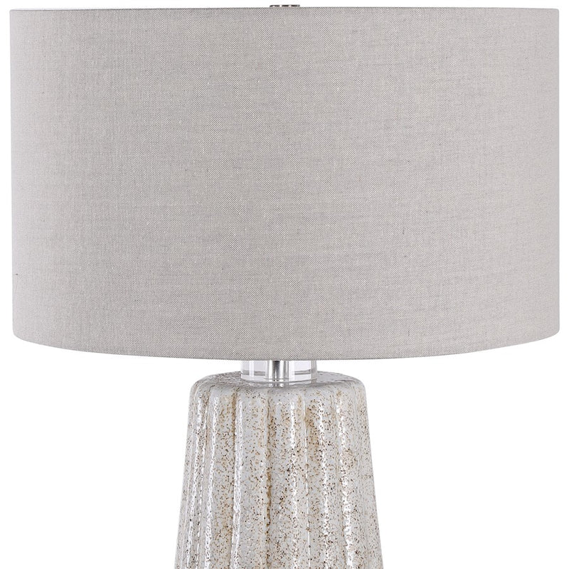 Uttermost Pikes Table Lamp, Stone-Ivory
