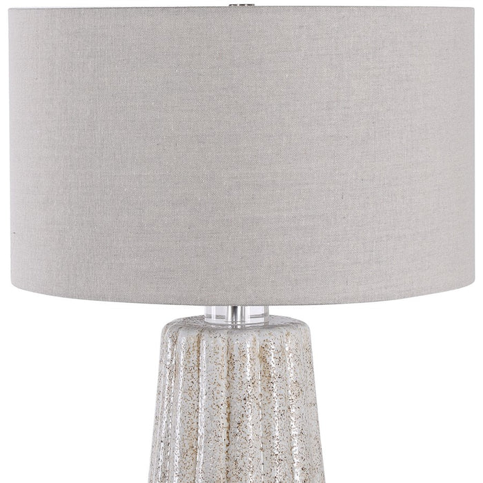 Uttermost Pikes Table Lamp, Stone-Ivory