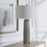 Uttermost Abdel Grey Glaze 1 Light Table Lamp, Gunmetal Plated