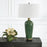 Uttermost Verdell Table Lamp, Dark Mossy Green/Brass