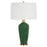 Uttermost Verdell Table Lamp, Dark Mossy Green/Brass