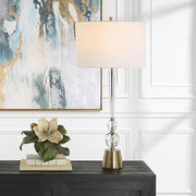 Uttermost Annily Crystal Table Lamp, Brass - 30233