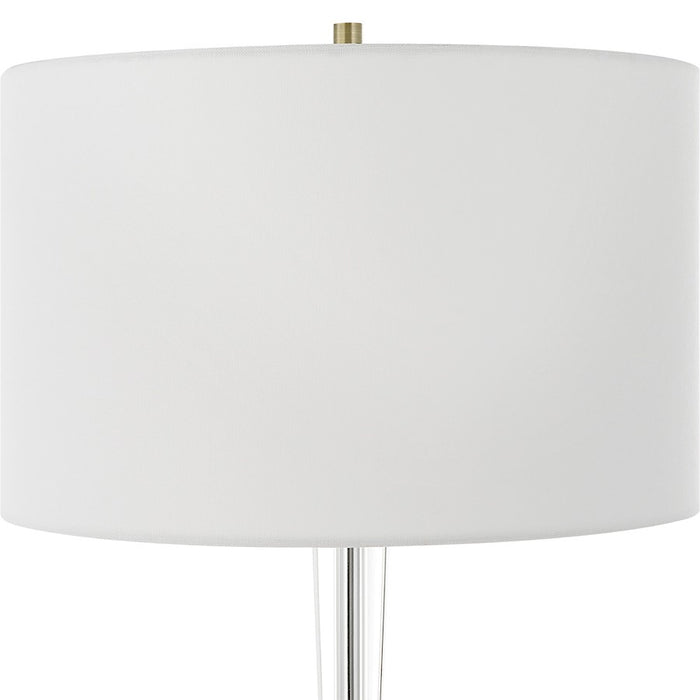 Uttermost Annily Crystal Table Lamp, Brass