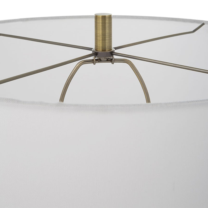 Uttermost Annily Crystal Table Lamp, Brass