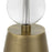 Uttermost Annily Crystal Table Lamp, Brass