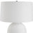 Uttermost Reyna Chalk Table Lamp, Chalk White/Nickel