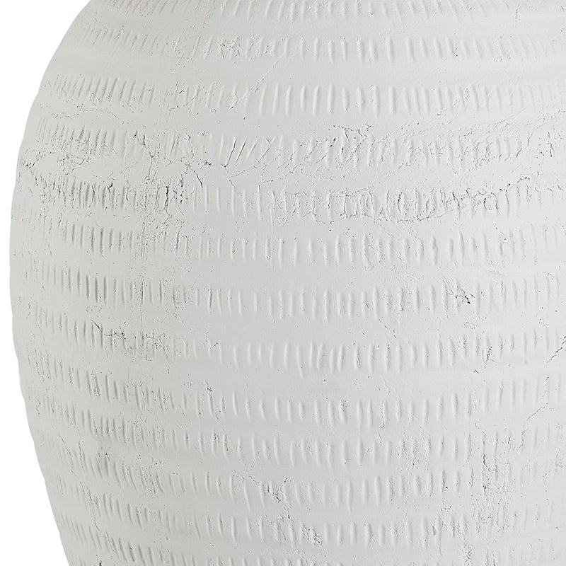 Uttermost Reyna Chalk Table Lamp, Chalk White/Nickel