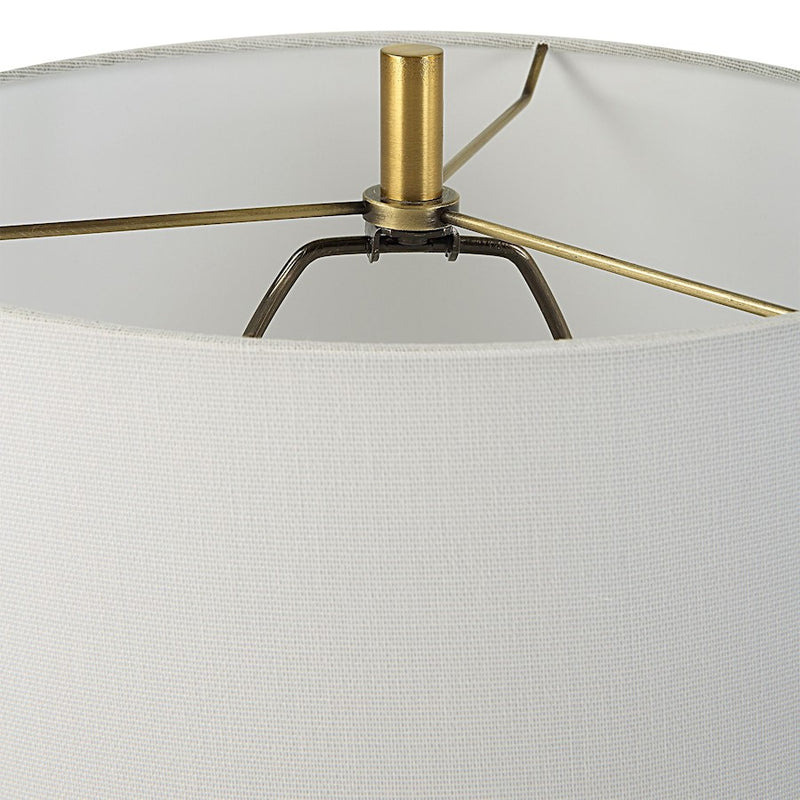 Uttermost Kaimana Aged Blue Buffet Lamp, Aged Blue/Green