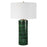Uttermost Galeno Emerald Green Table Lamp, Emerald Green/Brass