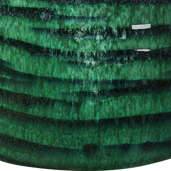 Uttermost Galeno Emerald Green Table Lamp, Emerald Green/Brass