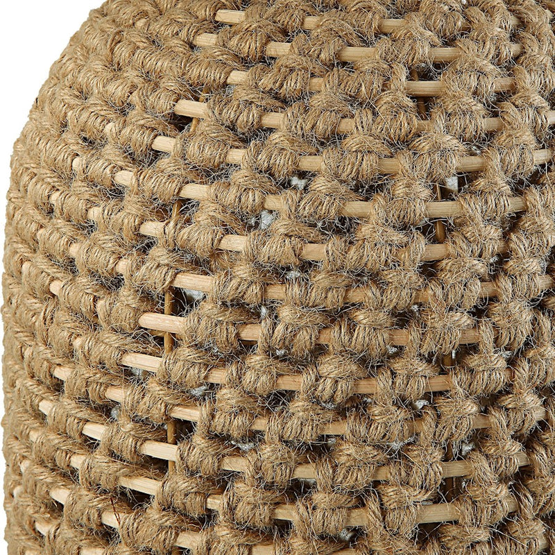 Uttermost Kendari Rope & Rattan Table Lamp, Antique Brass