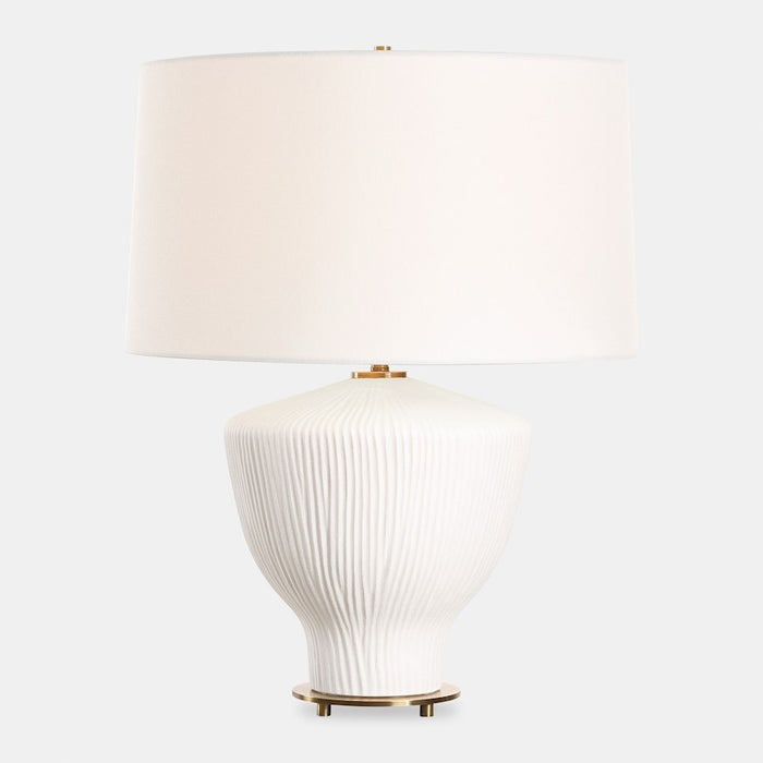 Uttermost Maisie 1 Light White Table Lamp - 30446-1