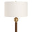 Uttermost Keros 1 Light Dark Oak Floor Lamp, Brass
