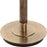 Uttermost Keros 1 Light Dark Oak Floor Lamp, Brass