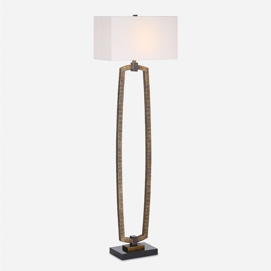 Uttermost Relic 1 Light Gold Floor Lamp, Bronze - 30452