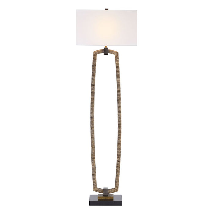 Uttermost Relic 1 Light Gold Floor Lamp, Bronze
