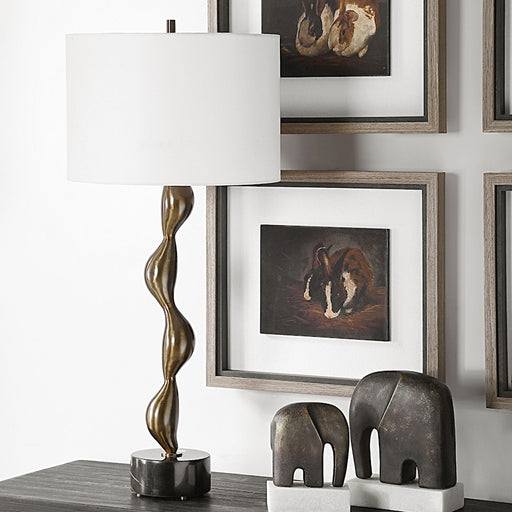 Uttermost Remolino 1 Light Bronze Table Lamp