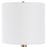 Uttermost Ezra 1 Light Brass Buffet Lamp