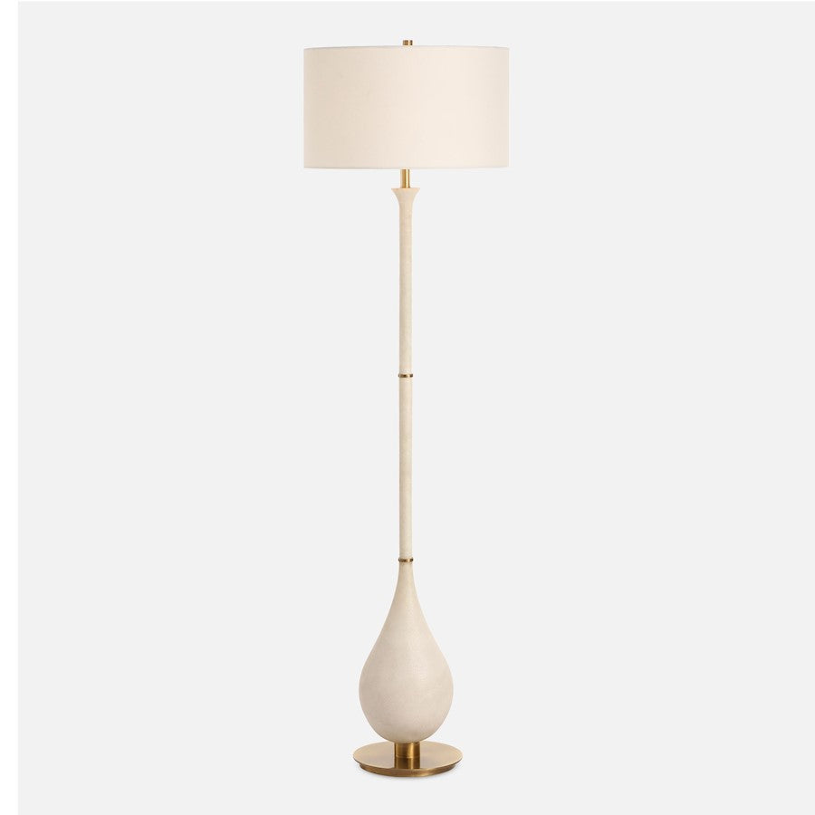 Uttermost Dewdrop 1 Light Ivory Floor Lamp - 30461