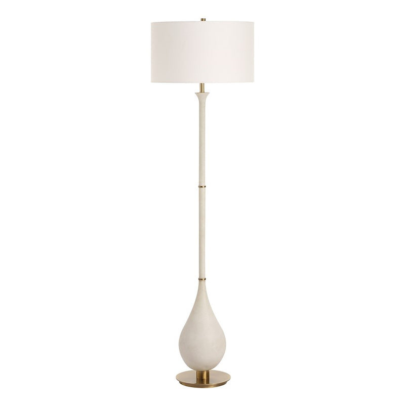 Uttermost Dewdrop 1 Light Ivory Floor Lamp