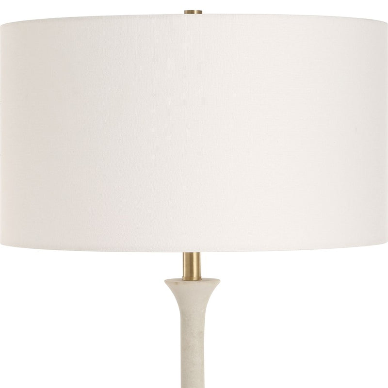 Uttermost Dewdrop 1 Light Ivory Floor Lamp