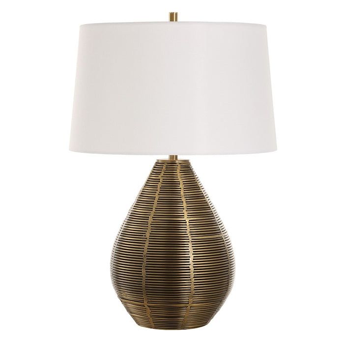 Uttermost Knowles 1 Light Brass Table Lamp