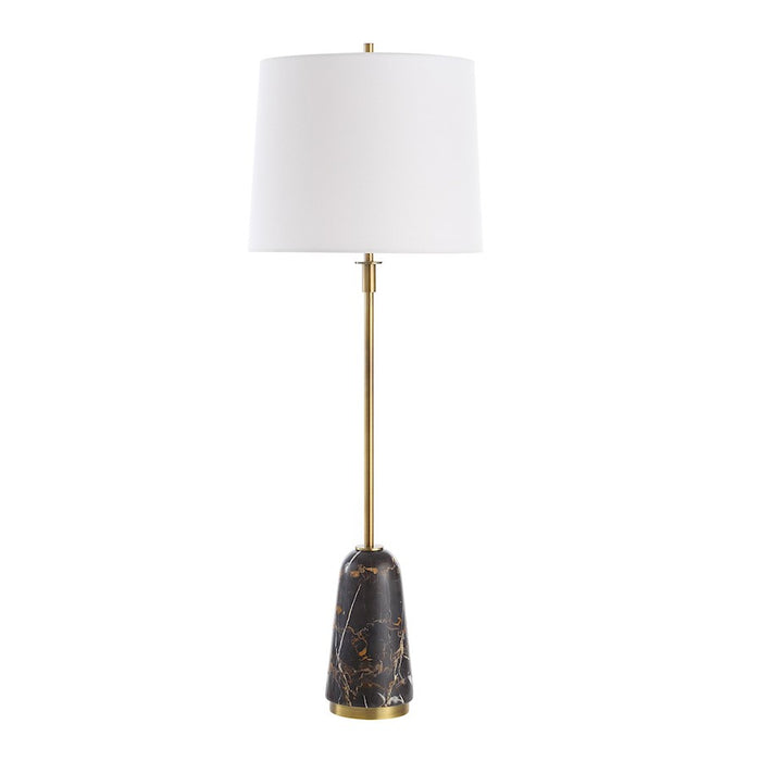 Uttermost Jenson 1 Light Black Marble Buffet Lamp