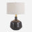 Uttermost Flanagan 1 Light Mottled Gloss Table Lamp, Matte Black - 30470