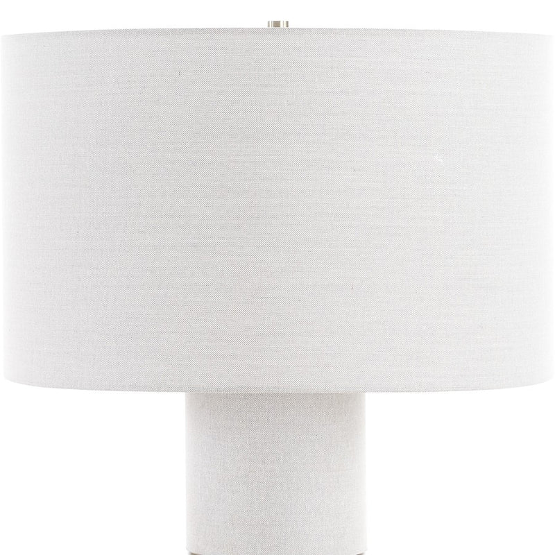 Uttermost Maliyah 1 Light Beige Linen Table Lamp