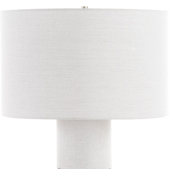Uttermost Maliyah 1 Light Beige Linen Table Lamp