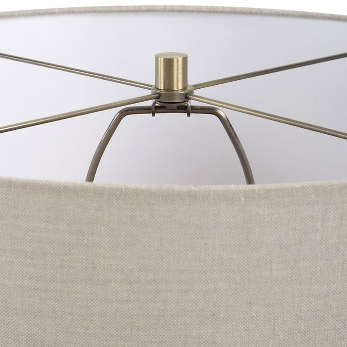 Uttermost Maliyah 1 Light Beige Linen Table Lamp