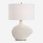 Uttermost Duostacked 1 Light Ceramic Table Lamp, Brass - 30473-1
