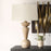 Uttermost Cullum 1 Light Geometric Table Lamp, Brass