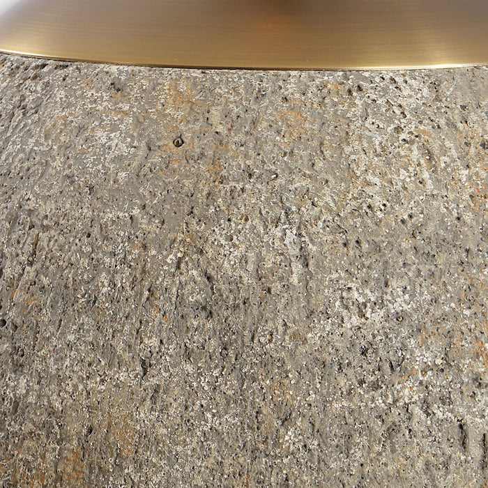 Uttermost Raylan 1 Light Table Lamp, Brown/Brass