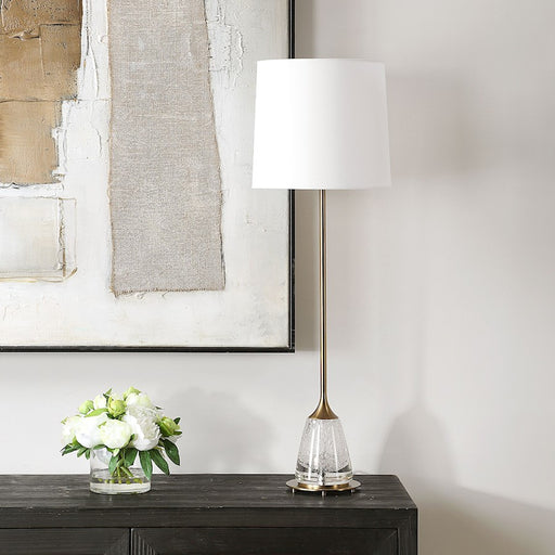 Uttermost Alistair 1 Light Brass Buffet Lamp