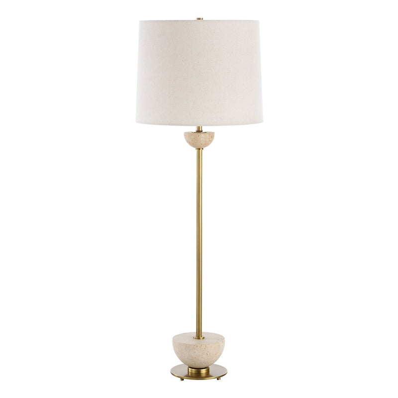 Uttermost Hemisphere 1 Light Brass Buffet Lamp
