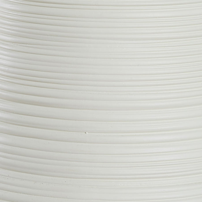 Uttermost Ridgeline 1 Light Matte White Table Lamp