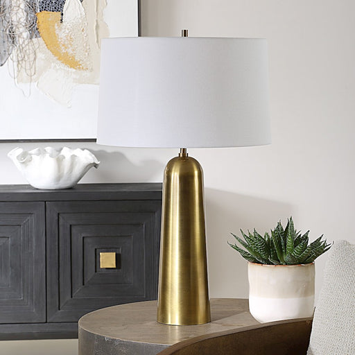 Uttermost Flinchem 1 Light Brass Table Lamp