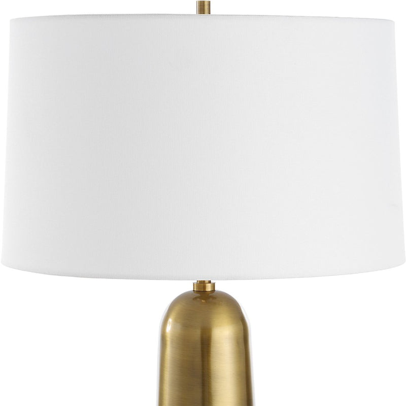 Uttermost Flinchem 1 Light Brass Table Lamp